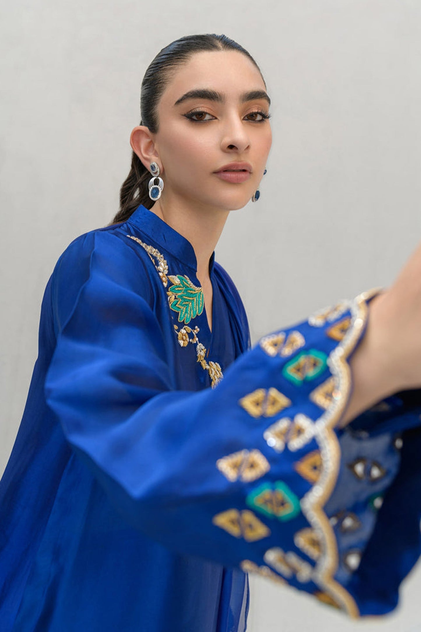 Freya,Festive Wear'24-Ocean Blue