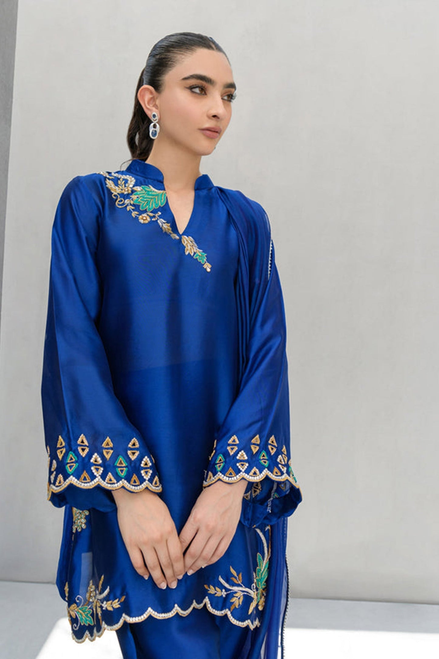 Freya,Festive Wear'24-Ocean Blue