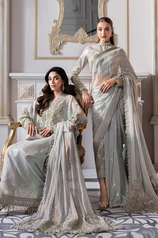 Maria B BD-3005 Mbroidered Wedding Collection 2025 - House of Vasl