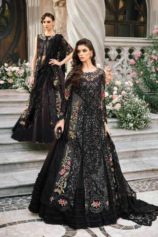 3 PIECE UNSTITCHED EMBROIDERED SUIT | BD-2802 - House of Vasl