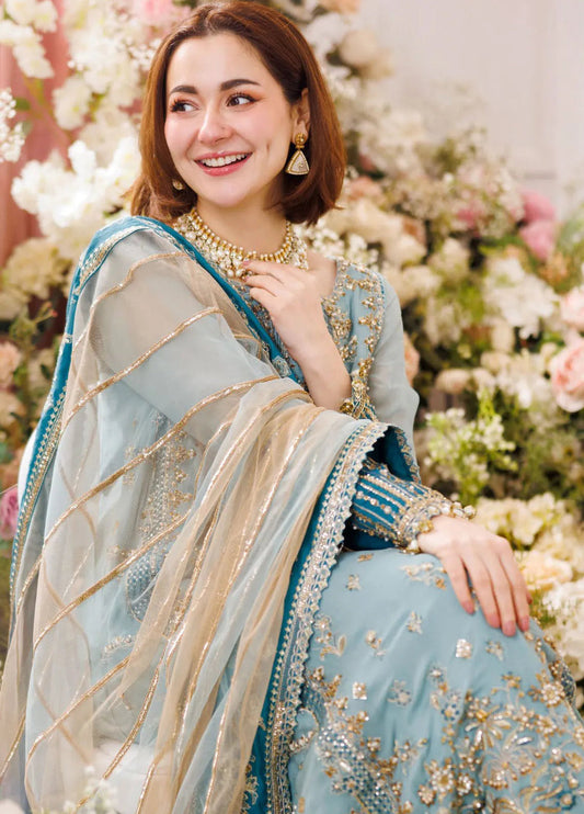 Dastan-E-Jashan by Charizma Embroidered Chiffon Suit Unstitched 3 Piece CR25DJ DJ5-08 - Formals Collection